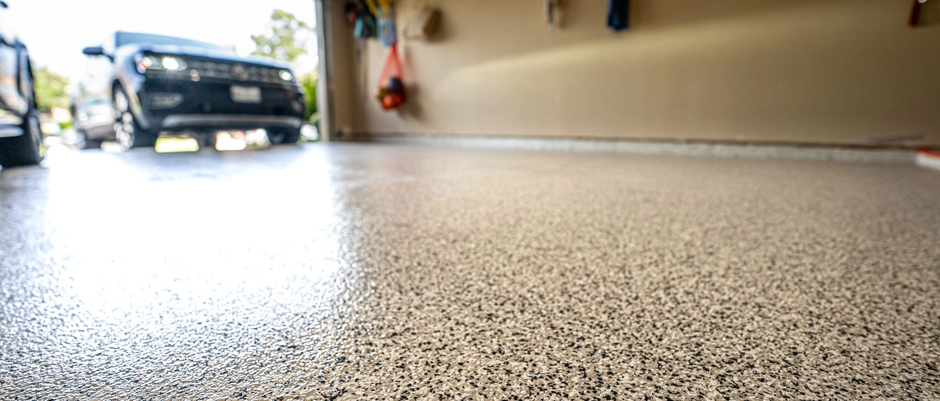 Calgary Epoxy Flooring Flake Garage